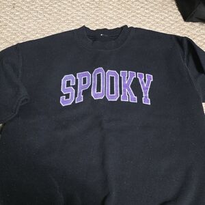 Black 'Spooky' Sweatshirt